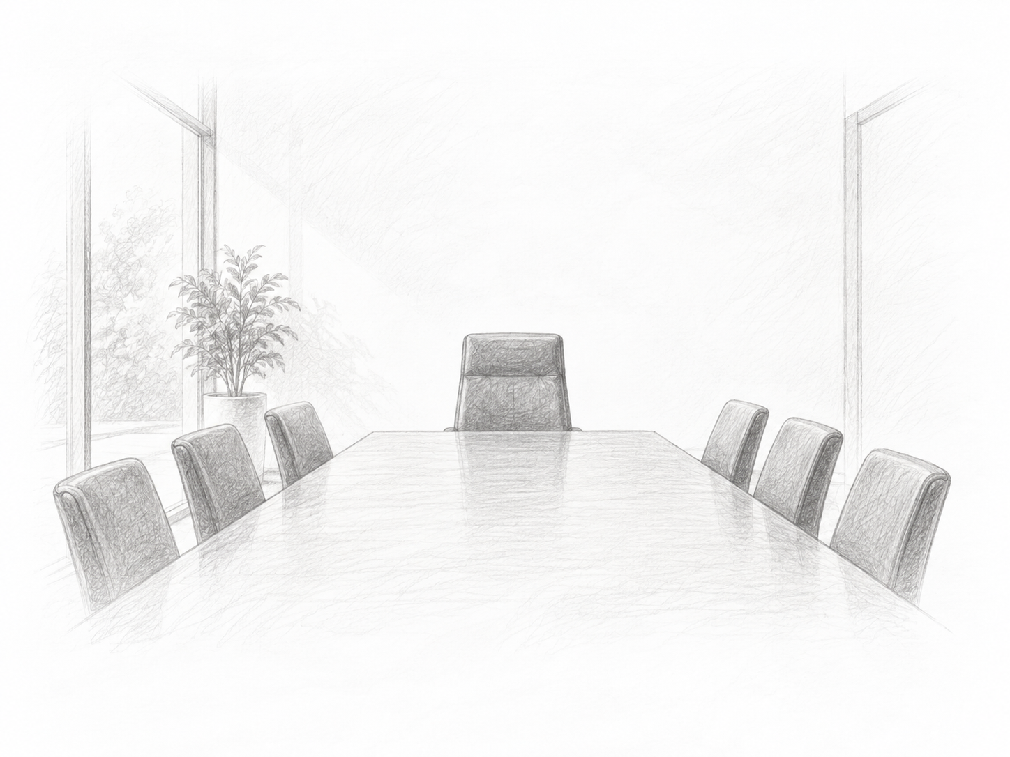 Empty boardroom leadership chair representing senior leadership power, challenge and organisational culture