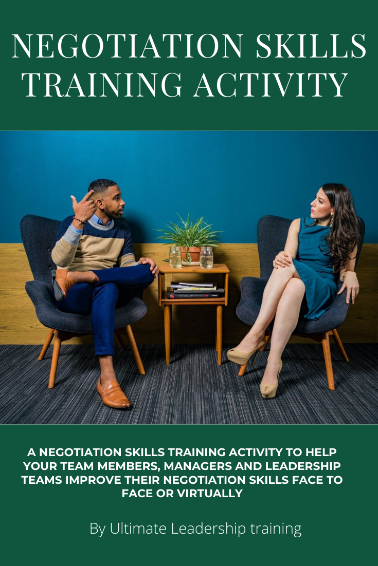 Negotiation Skills Training Activity