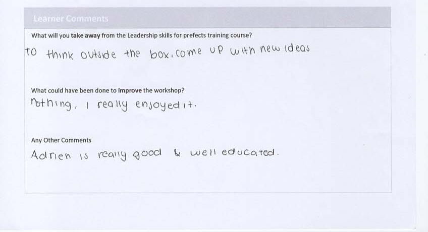 Qualities Of A School Prefect Training Course qualities-of-a-school-prefect-training-course