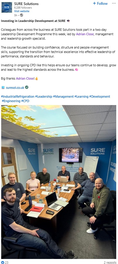 Manufacturing team leader coaching session online