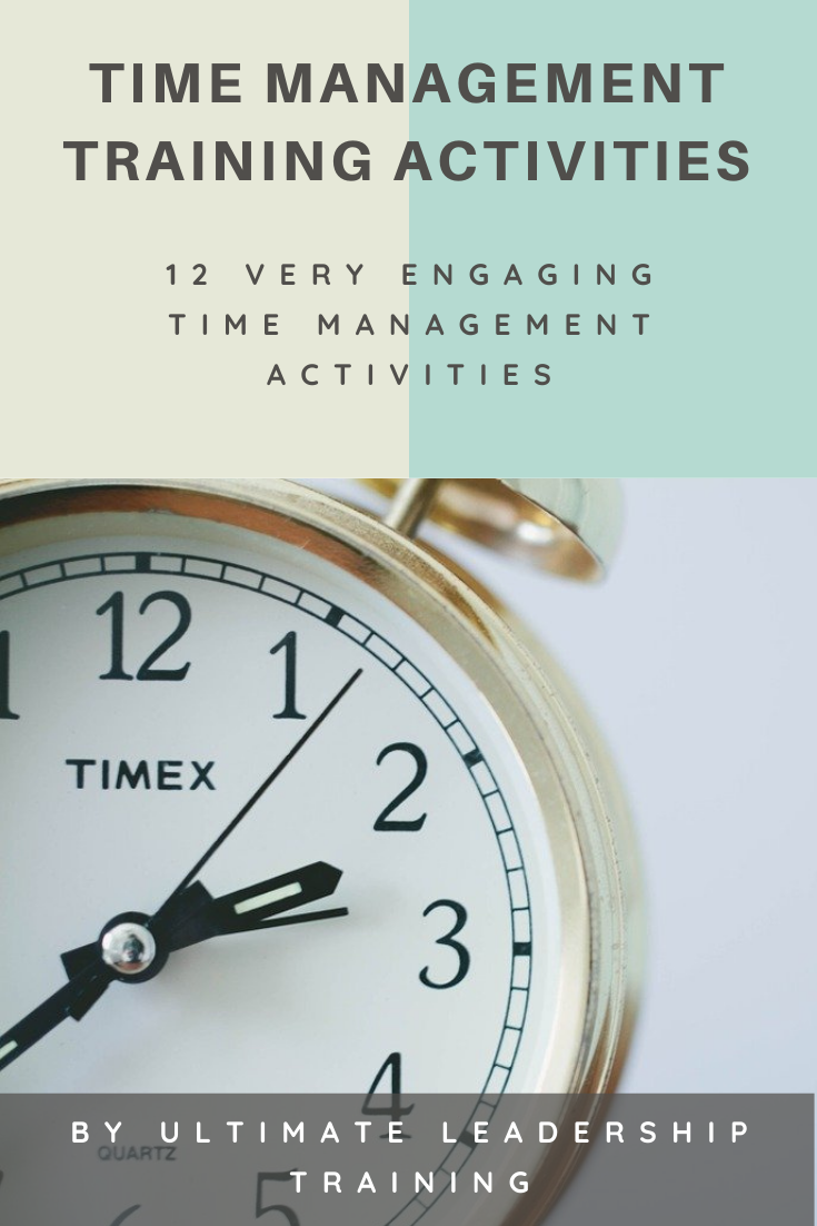 12 Time Management Training Activities